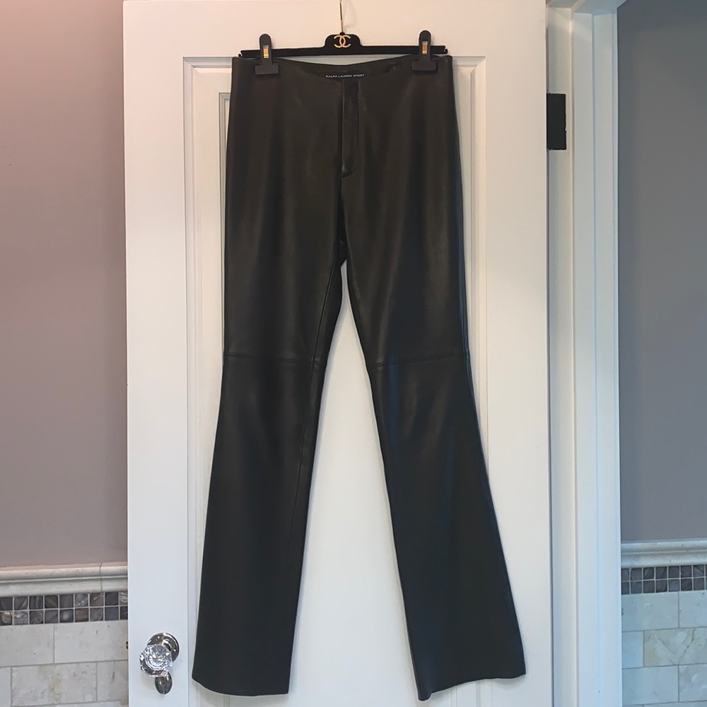 Vintage Ralph Lauren Sport leather pants
